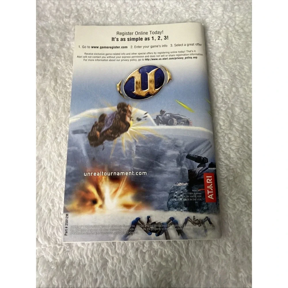 Unreal Tournament 2004 Box PC CD ROM Game Missing Play Disc Has CD's 1-5 Atari